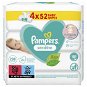 Baby Wet Wipes PAMPERS Sensitive 4×52pcs - Dětské vlhčené ubrousky