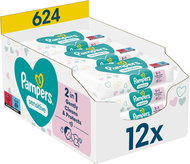 PAMPERS Sensitive 12 × 52 db - Nedves törlőkendő
