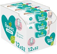 PAMPERS Sensitive 12×52pcs - Baby Wet Wipes