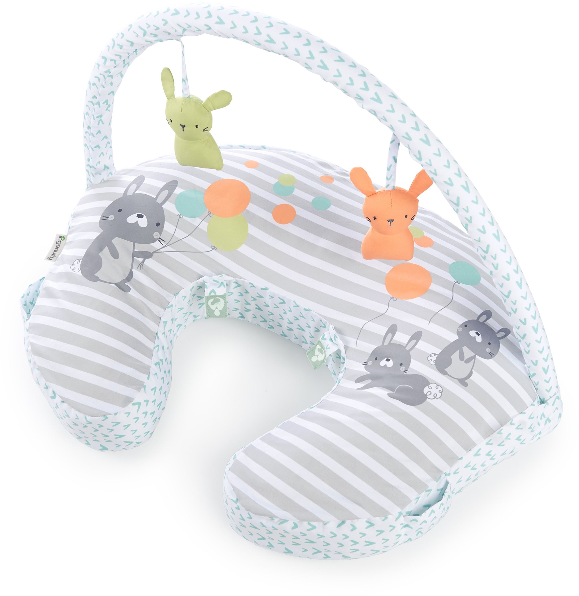 Nursing pillow shop with toy bar