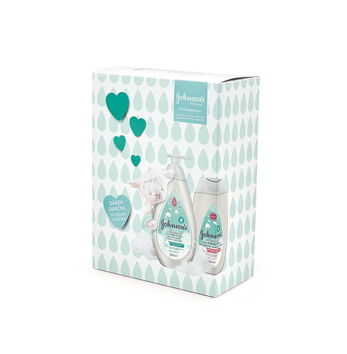 JOHNSON'S BABY Cotton Touch koupel 500 ml+ Cotton Touch mléko 300 ml + dárek - Sada - Hlavní obrázek