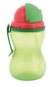 Children's Water Bottle Canpol babies Sports Bottle with Straw 370ml Green - Láhev na pití pro děti