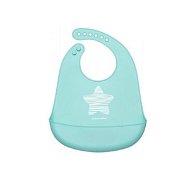 Bib Canpol babies Silicone Bib with Pocket PASTEL Blue - Bryndák