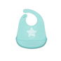 Canpol babies Silicone Bib with Pocket PASTEL Blue - Bib