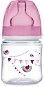 Canpol babies Fľaša so širokým hrdlom PARTY 120 ml ružová - Dojčenská fľaša