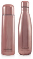MINILAND DeLuxe Thermos Bottle and Thermo Bottle Set, Pink - Children's Thermos