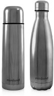 MINILAND DeLuxe Thermos & Thermos Set, Silver - Children's Thermos