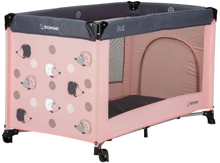 Pink travel cot sale