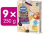 NESTLE BL Milk Porridge, Wheat Oat, Apple Plum 9 × 250g - Milk Porridge