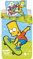 Jerry Fabrics posteľné obliečky – Bart on Skate - Detská posteľná bielizeň