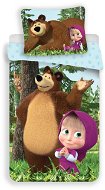 Jerry Fabrics posteľná bielizeň – Máša a Medveď Forest - Detská posteľná bielizeň
