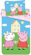 Jerry Fabrics ágyneműhuzat kiságyba - Peppa Pig Friends - Gyerek ágyneműhuzat