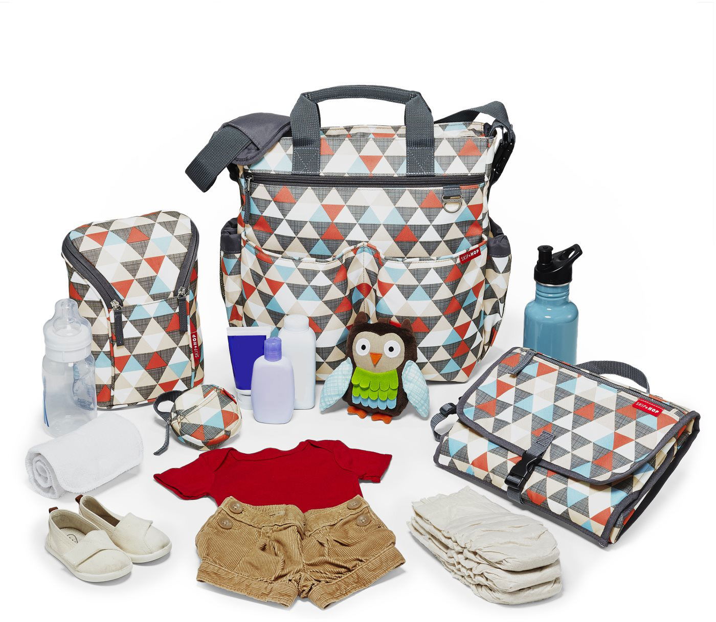 Skip hop triangles diaper hot sale bag