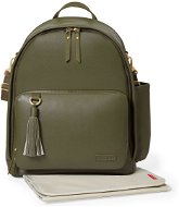 Skip Hop Backpack Greenwich Simply Chic - Olive - Nappy Changing Bag