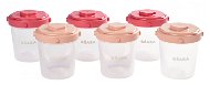 Beaba Food storage cups 6 × 200 ml Pink - Food Container Set