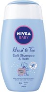 Nivea Baby Soft Shampoo & Bath 200 ml - Gyerek habfürdő