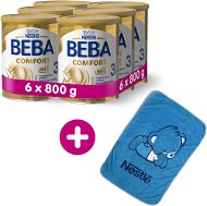 BEBA COMFORT 3 (6× 800 g) + Nestlé Deka Coral fleece Blanket - Dojčenské mlieko