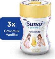 Sunar Gravimilk with Vanilla Flavour 3 × 300g - Drink