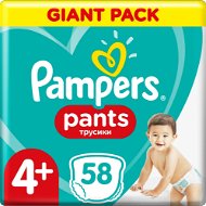 Pampers Pants Maxi + méret 4+ (58 db) - Giant Pack - Bugyipelenka