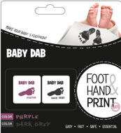 Baby Dab Color for Children's Prints - Purple, Grey - Print Set