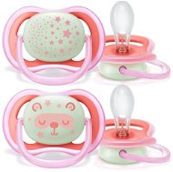 Philips AVENT Night Soother 6-18m, Girl, 2pcs - Dummy