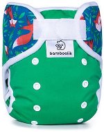 Bamboolik Forest Green Duo Training Pants + Foxes - Nappies