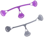 Bamboolik Snappi Clip 2 Pcs (Purple + Grey) - Diaper Pins