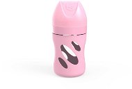 TWISTSHAKE Anti-Colic sklenená 180 ml (cuml. S) ružová - Dojčenská fľaša