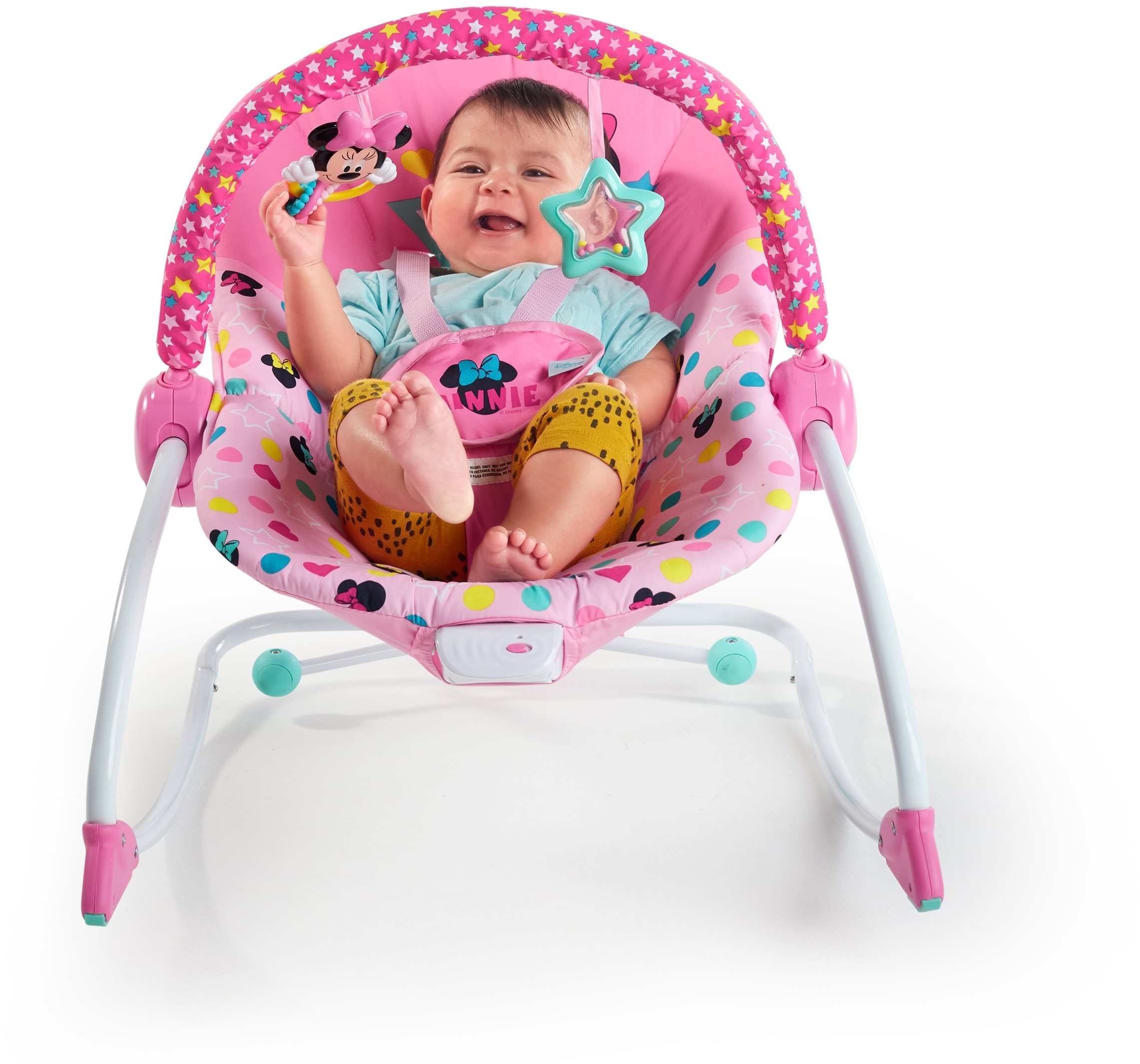 Minnie mouse stars and smiles infant store to toddler rocker