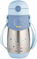 Canpol babies Termofľaša so slámkou 300 ml modrá - Detská termoska