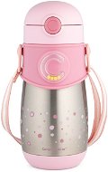 Children's Thermos Canpol Babies Thermo Bottle with straw 300ml pink - Dětská termoska