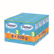 Sunar Standard 3, 8 x 500g - Baby Formula