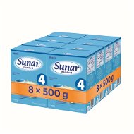 Sunar Standard 4, 8× 500 g - Dojčenské mlieko
