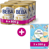 BEBA COMFORT 4 (6 × 800g) + Tescoma Dining Set BAMBINI Butterflies 7 pcs - Baby Formula