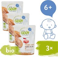 Baby Food Good Gout BIO Sweet Potatoes with Pork 3 × 190g - Příkrm