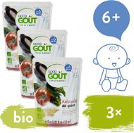 Baby Food Good Gout Organic Ratatouille with Quina 3 × 190g - Příkrm