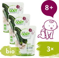Good Gout BIO Zucchini Risotto with Goat Cheese 3 × 190g - Baby Food