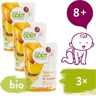 Baby Food Good Gout BIO Pumpkin Puree with Bulgur 3 × 190g - Příkrm