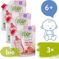 Good Gout BIO Baby Strawberry Instant Porridge in Powder Form 3 × 200g - Dairy-Free Porridge