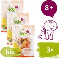 Sušenky pro děti Good Gout BIO Mangové polštářky 3× 50 g - Sušenky pro děti