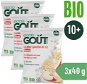 Good Gout Bio Mini rizssütemény almával, 3 × 40 g - Gyerek snack