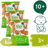 Good Gout BIO Mini Rice Cakes with Carrot 3 × 40g - Crisps for Kids