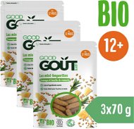 Crisps for Kids Good Gout Mini Baguettes with Rosemary and Cheese 3 × 70g - Křupky pro děti