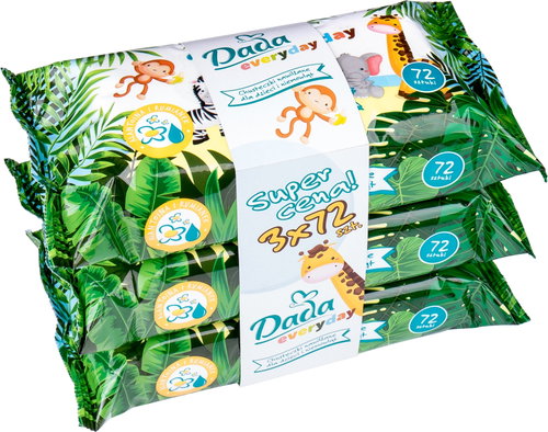 DADA Everyday 3×72 pcs - Wet Wipes - Main image
