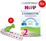 HiPP Bio Combiotik MKV 2 (4× 600 g) + plienka + štipec - Dojčenské mlieko
