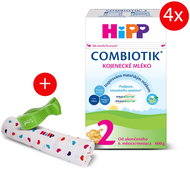 HiPP Bio Combiotik MKV 2 (4 x 600 g) + diaper + peg - Baby Formula