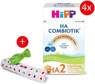 HiPP Combiotik HA 2 (4 x 500 g) + diaper + peg - Baby Formula