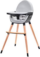 High Chair Kinderkraft FINI Grey/Black - Jídelní židlička