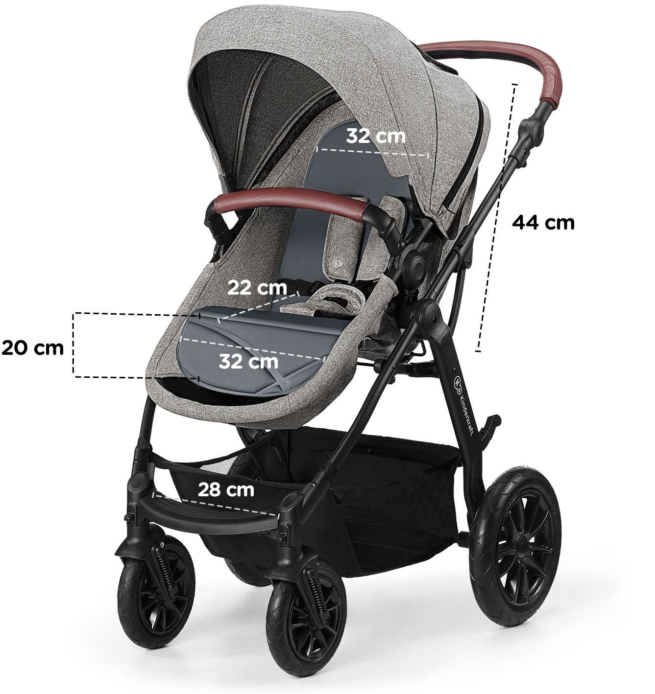 Kinderkraft pushchair 3 in 1 on sale