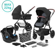 Kinderkraft 3-in-1 XMOOV 2020 Black - Baby Buggy